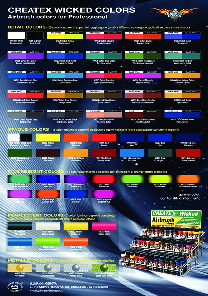 Wiked Createx Colors Catalogue