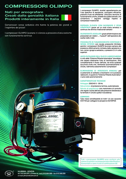Compressori Aerografia Serie Olimpo