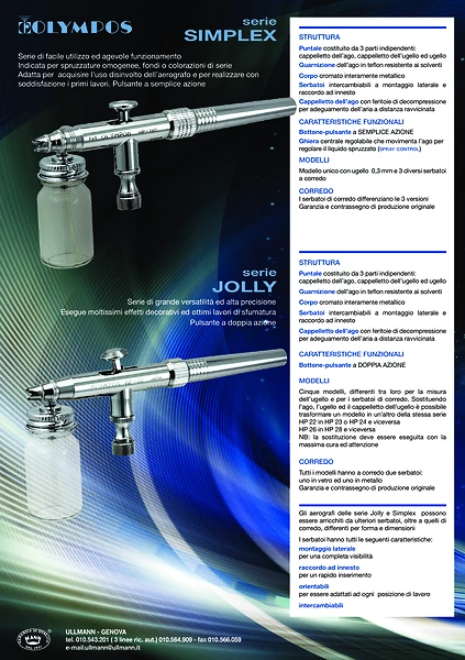 Olympos Airbrush Jolly and Simplex
